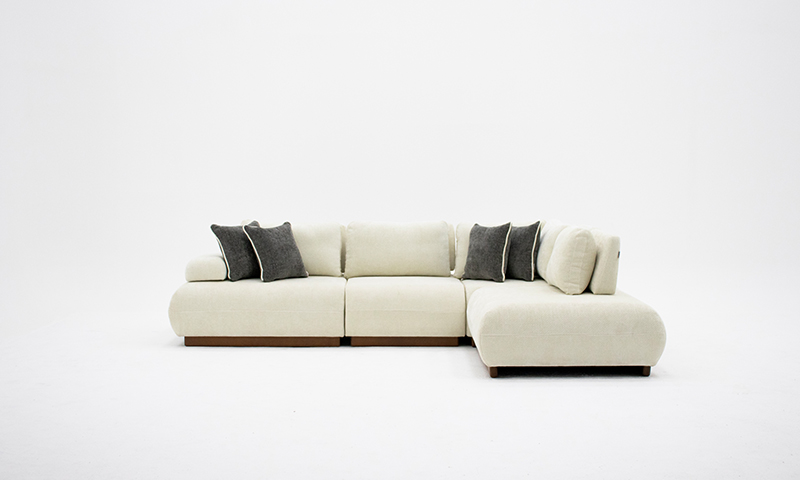 مبل ال مونزا با قابلیت پشتی متحرک و دستی متحرک و کفه بسیار نرم همراه با ویسکوز پر قو