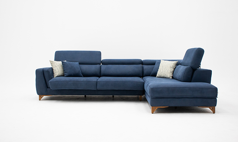 مبل ال هازار با مکانیزم برقی راحتی و پست سری متحرک 3 حالته